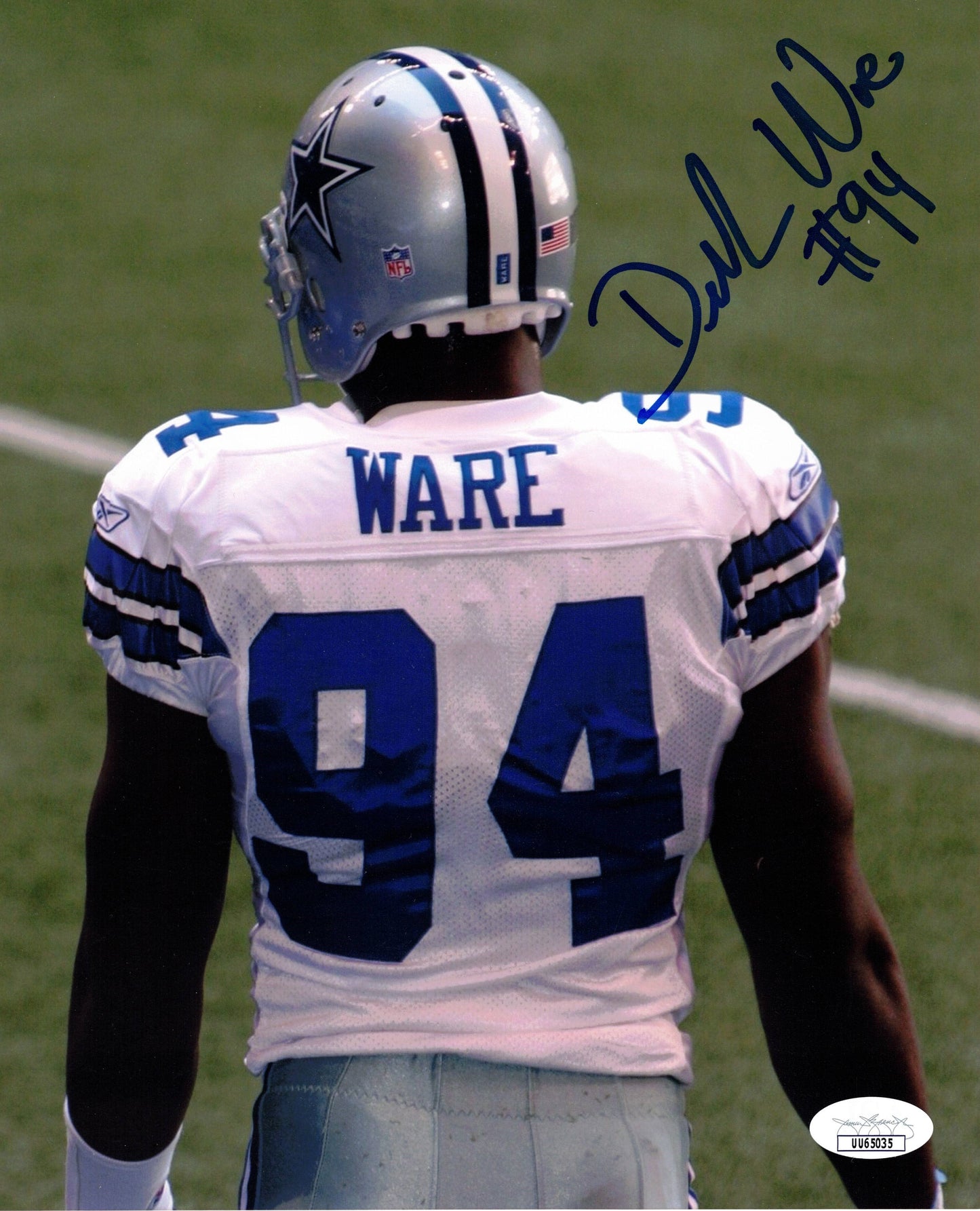 DeMarcus Ware Autographed Hand Signed Dallas Cowboys 8x10 Vertical Photo - JSA COA