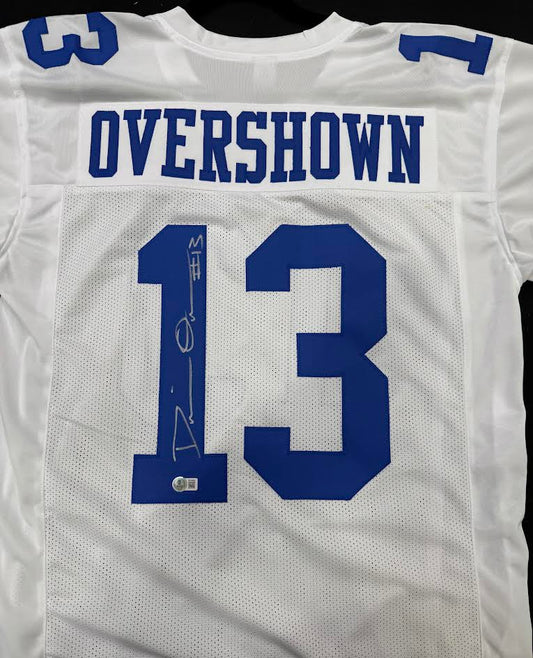 DeMarvion Overshown Autographed Hand Signed Custom Dallas Cowboys Jersey - Beckett COA