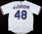 Jacob DeGrom Autographed Hand Signed Custom Texas Rangers Jersey - JSA COA