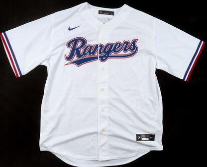 Jacob DeGrom Autographed Hand Signed Custom Texas Rangers Jersey - JSA COA