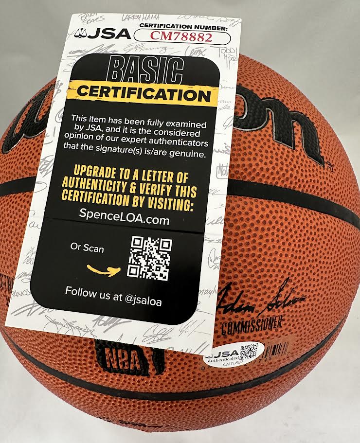Dennis Rodman Autographed Hand Signed Basketball - JSA COA