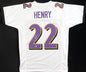 Derrick Henry Autographed Hand Signed Custom Baltimore Ravens Jersey - Beckett COA