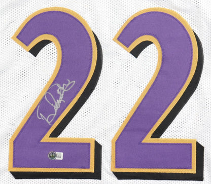 Derrick Henry Autographed Hand Signed Custom Baltimore Ravens Jersey - Beckett COA