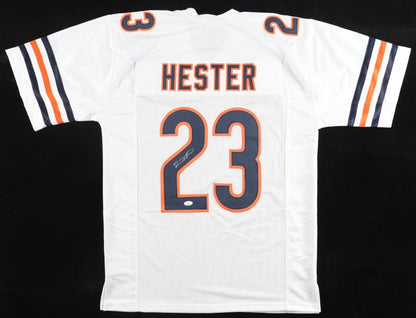 Devin Hester Autographed Hand Signed Custom Chicago Bears Jersey - JSA COA
