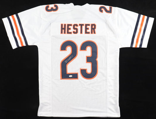 Devin Hester Autographed Hand Signed Custom Chicago Bears Jersey - JSA COA