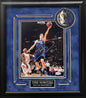 Dirk Nowitzki Autographed Hand Signed Custom Framed 8x10 Dallas Mavericks Photo - JSA COA