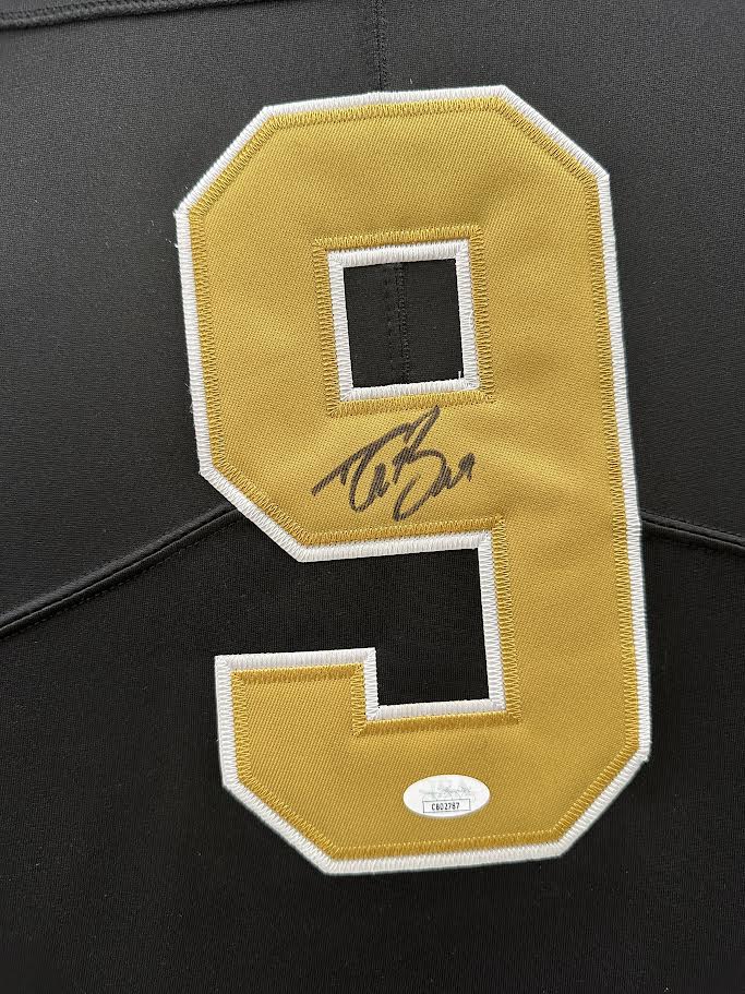 Drew Brees Autographed Hand Signed Custom Framed New Orleans Saints Jersey - JSA COA