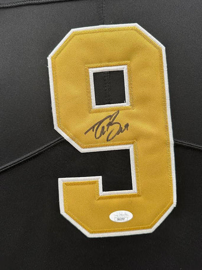 Drew Brees Autographed Hand Signed Custom Framed New Orleans Saints Jersey - JSA COA