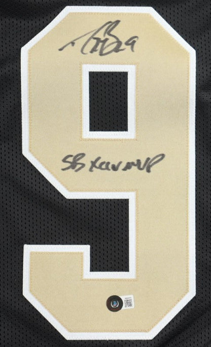 Drew Brees Autographed Hand Signed Custom New Orleans Saints Jersey W/ Insc. - Beckett COA