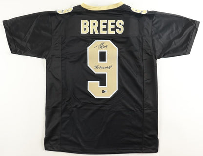 Drew Brees Autographed Hand Signed Custom New Orleans Saints Jersey W/ Insc. - Beckett COA