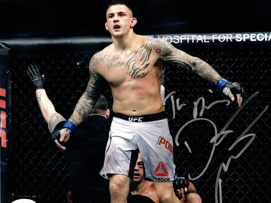 Dustin Poirier Autographed Hand Signed 8x10 UFC Photo - JSA COA