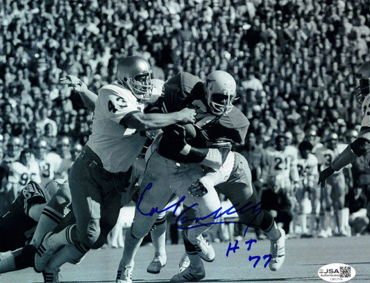 Earl Campbell Autographed Hand Signed 8x10 Texas Longhorns Photo - JSA COA