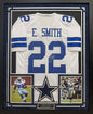 Emmitt Smith Autographed Hand Signed Custom Framed Dallas Cowboys Jersey - Prova COA