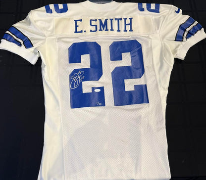 Emmitt Smith Autographed Hand Signed Authentic Nike Dallas Cowboys Jersey - JSA COA