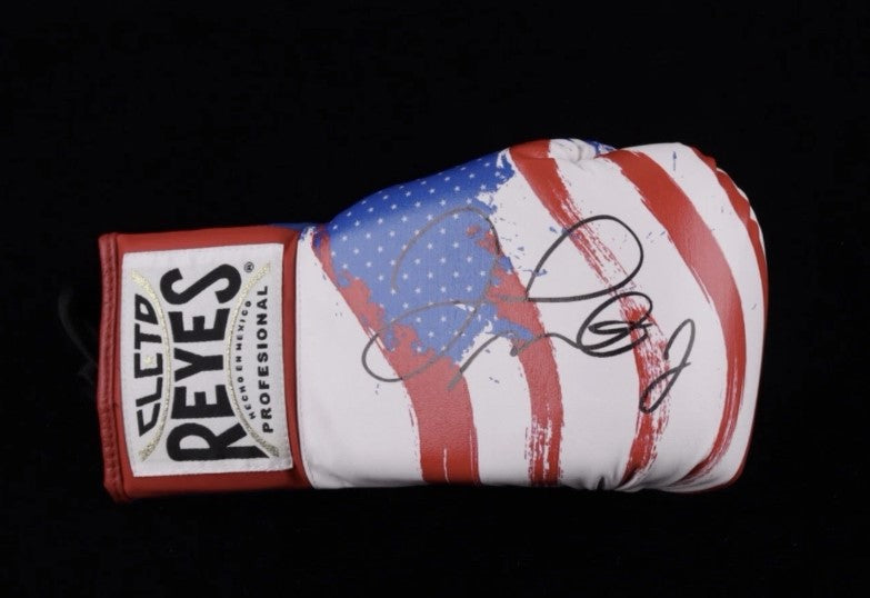 Floyd Mayweather Autographed Hand Signed Boxing Glove - JSA COA