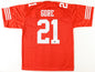 Frank Gore Autographed Hand Signed Custom San Francisco 49ers Jersey - Beckett COA