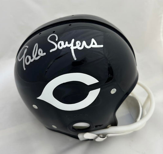 Gale Sayers Signed Full Size Replica TK Chicago Bears Helmet - JSA COA