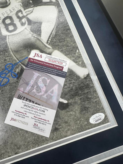 Staubach & Pearson Autographed Hand Signed Custom Framed "Hail Mary" 16x20 Photo - JSA COA