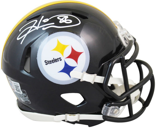 Hines Ward Autographed Hand Signed Pittsburgh Steelers Mini Helmet - Beckett COA