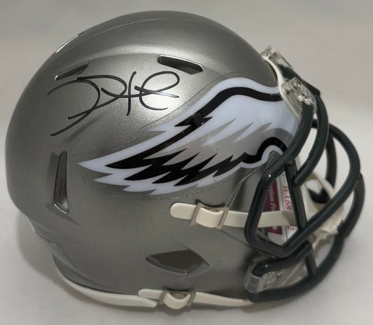 Jalen Hurts Autographed Hand Signed Philadelphia Eagles Mini Helmet - JSA COA