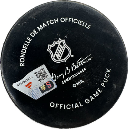 Jake Oettinger Autographed Hand Signed Dallas Stars Hockey Puck - Fanatics COA