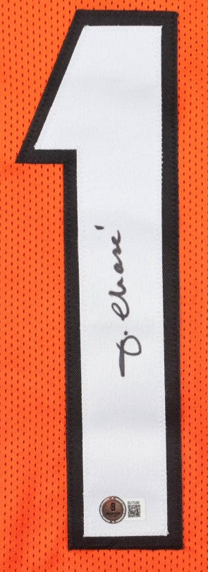 Ja'Marr Chase Autographed Hand Signed Custom Cincinnati Bengals Jersey - Beckett COA