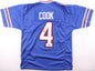 James Cook Autographed Hand Signed Custom Buffalo Bills Jersey - Beckett COA