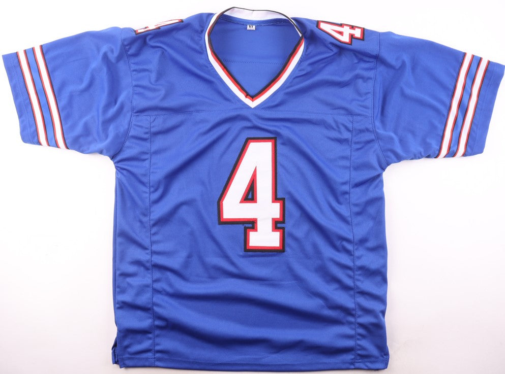 James Cook Autographed Hand Signed Custom Buffalo Bills Jersey - Beckett COA