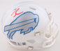 James Cook Autographed Hand Signed Buffalo Bills Mini Helmet - Beckett COA
