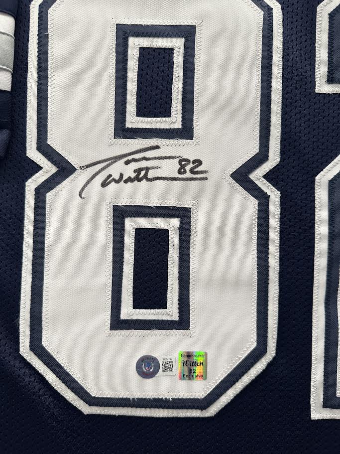 Jason Witten Autographed Hand Signed Custom Framed Dallas Cowboys Jersey - Beckett COA
