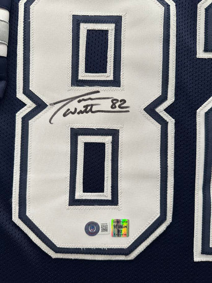 Jason Witten Autographed Hand Signed Custom Framed Dallas Cowboys Jersey - Beckett COA