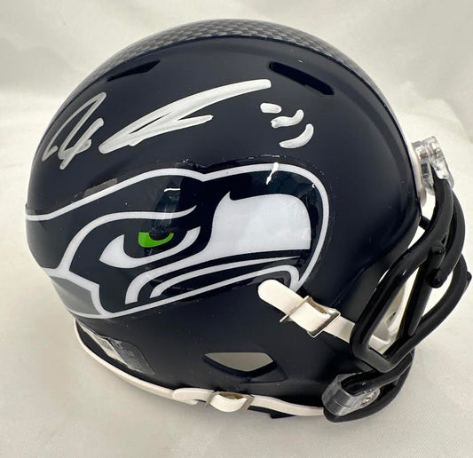 Jaxon Smith-Njigba Autographed Hand Signed Seattle Seahawks Mini Helmet - Fanatics COA