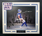 Jaxson Dart Autographed Hand Signed Custom Framed 16x20 New York Giants Photo - Fanatics COA