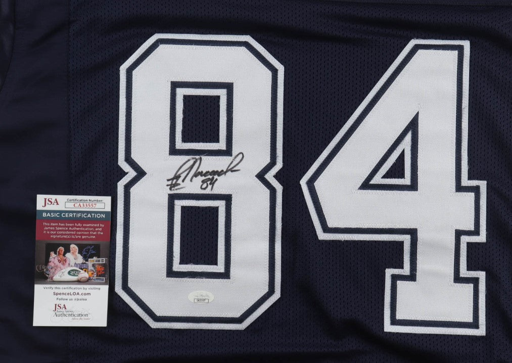 Jay Novacek Autographed Hand Signed Custom Dallas Cowboys Jersey - JSA COA