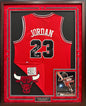 Michael Jordan Autographed Hand Signed Custom Framed ROOKIE Chicago Bulls Jersey - UDA