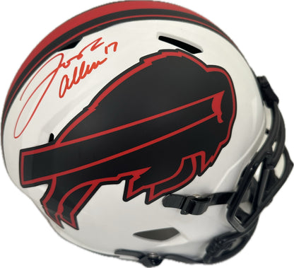 Josh Allen Autographed Hand Signed Full Size Replica Buffalo Bills Helmet - Beckett COA