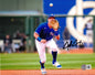 Josh Jung Autographed Hand Signed 8x10 Texas Rangers Horizontal Fielding Photo - Beckett COA