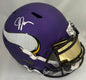 Justin Jefferson Autographed Hand Signed Full Size Replica Minnesota Vikings Helmet - Beckett COA