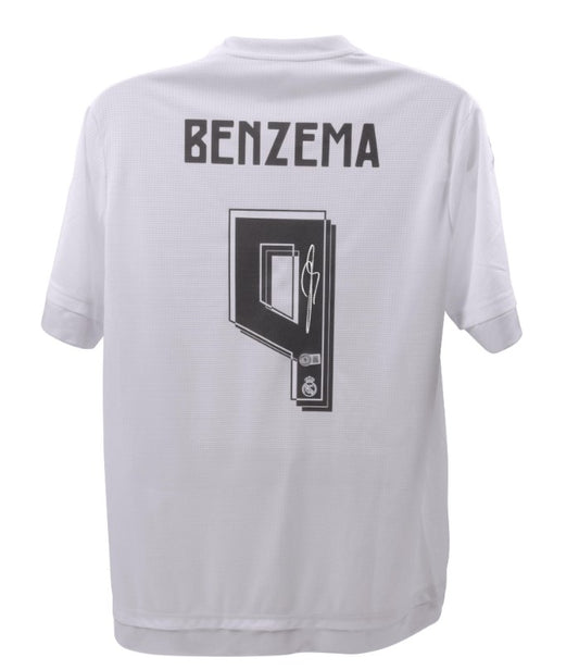 Karim Benzema Autographed Hand Signed Real Madrid Jersey - Beckett COA