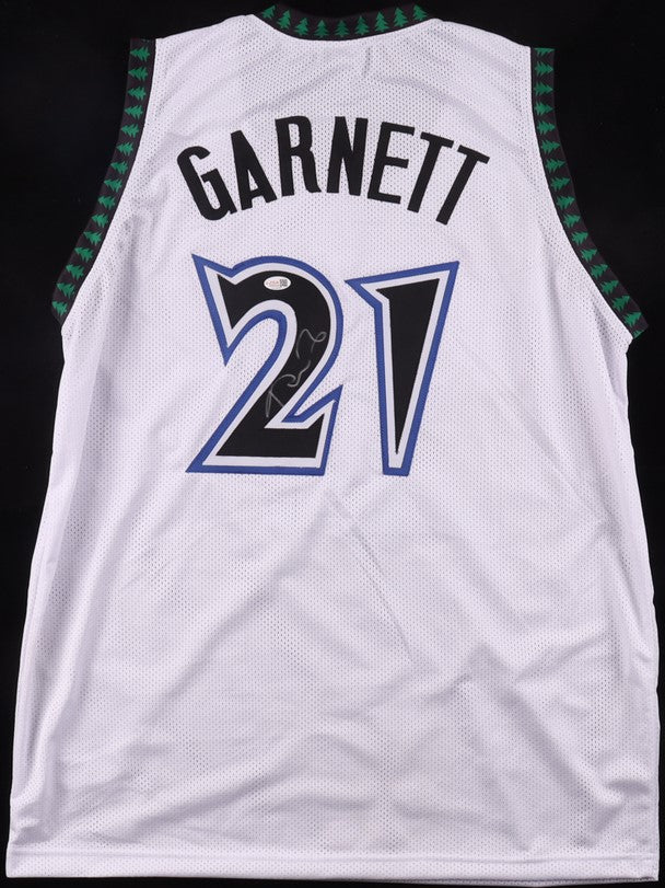 Kevin Garnett Autographed Hand Signed Custom Minnesota Timberwolves Jersey - JSA COA