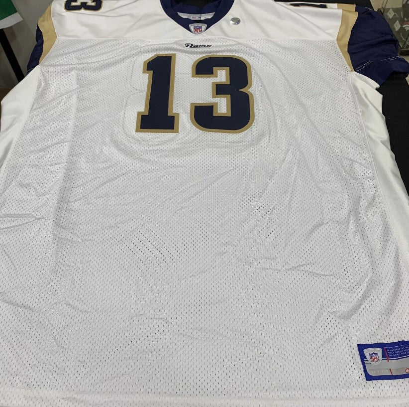 Kurt Warner Autographed Hand Signed Custom Los Angeles Rams Jersey - Tristar COA