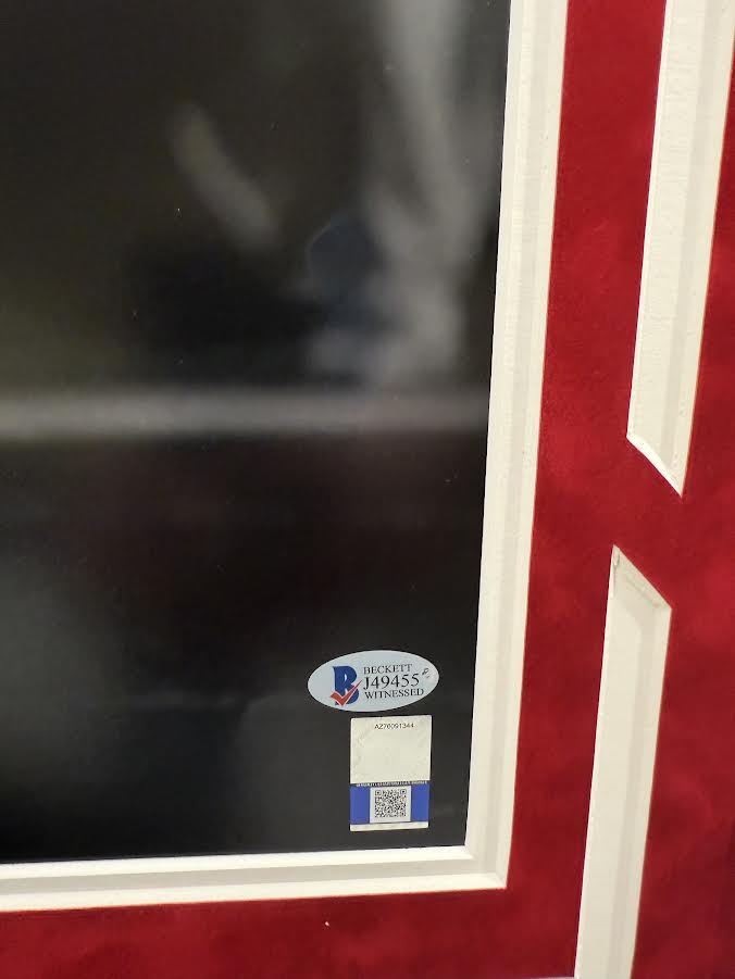 Kyler Murray Autographed Hand Signed Custom Framed 16x20 Oklahoma Sooners Photo - Beckett COA