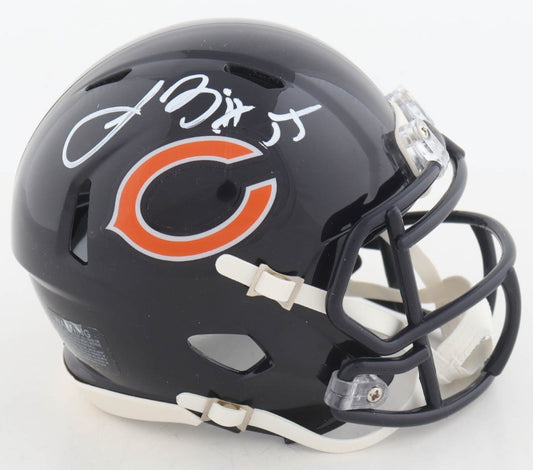 Lance Briggs Autographed Hand Signed Chicago Bears Mini Helmet - Schwartz COA