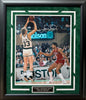 Larry Bird Autographed Hand Signed Custom Framed 16x20 Boston Celtics Photo - Beckett COA