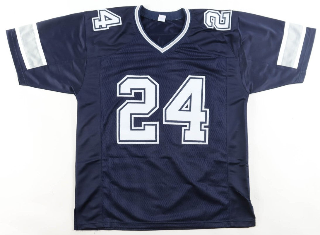 Larry Brown Autographed Hand Signed Custom Dallas Cowboys Jersey With Insc. - JSA COA