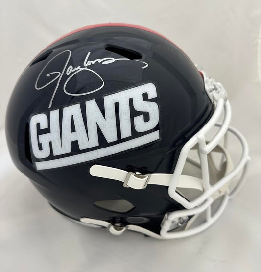 Lawrence Taylor Signed Full Size Replica New York Giants Helmet - Schwartz COA