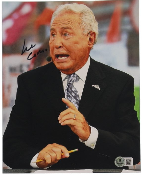 Lee Corso Autographed Hand Signed 8x10 Photo - Beckett COA