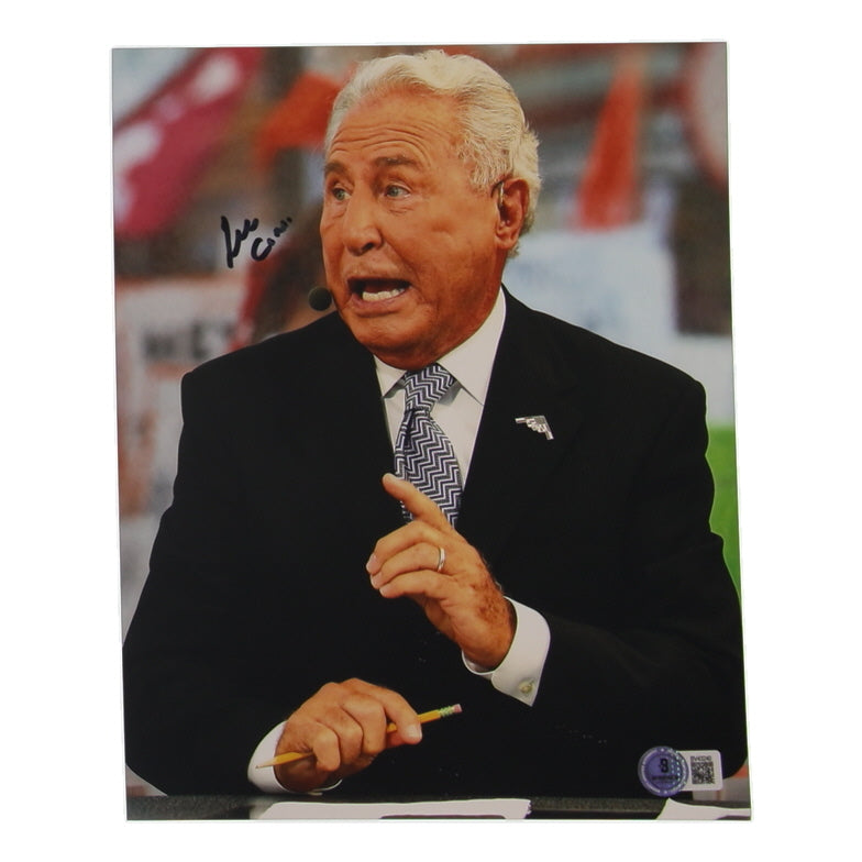 Lee Corso Autographed Hand Signed 8x10 Photo - Beckett COA