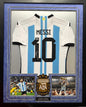 Lionel Messi Autographed Hand Signed Custom Framed Argentina World Cup Jersey - Beckett COA