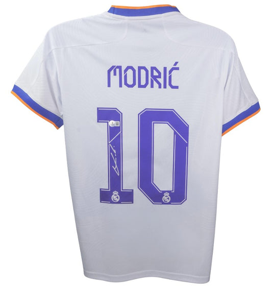 Luka Modric Autographed Hand Signed Real Madrid Jersey - Beckett COA